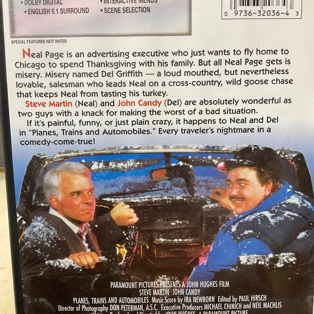 DVD - Planes, Trains and Automobiles. V82